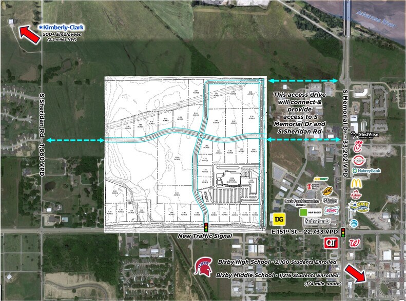 More Photos Of 151st and S Memorial dr, Bixby Land For Sale