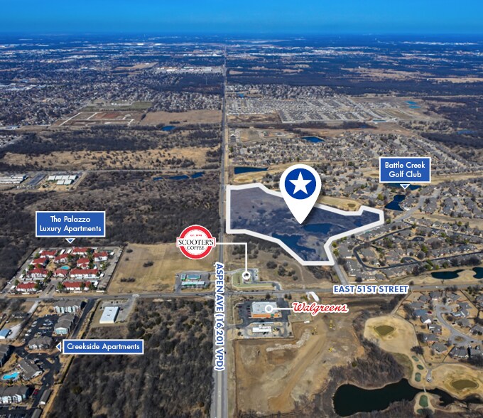 More Photos Of NEQ of N Aspen Ave & E 51st Street S, Broken Arrow Land For Sale