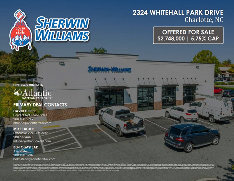 More Photos Of 2324 Whitehall Park Dr, Charlotte General Retail For Sale