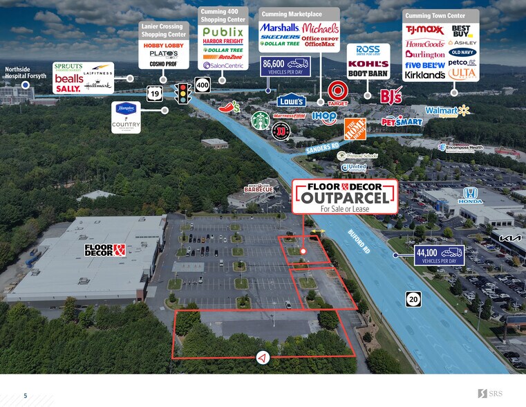 More Photos Of 1090 Buford Hwy, Cumming Land For Lease