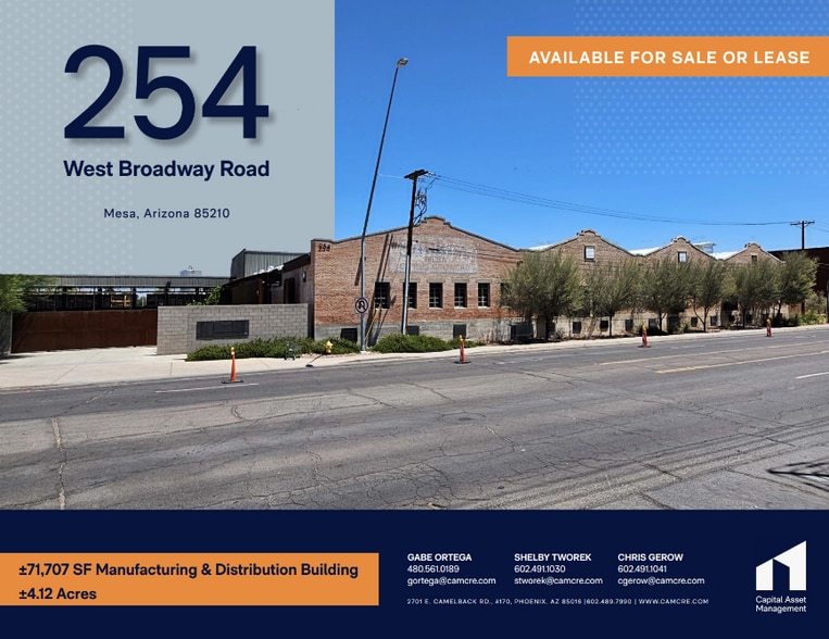 Primary Photo Of 254 W Broadway Rd, Mesa Distribution For Lease