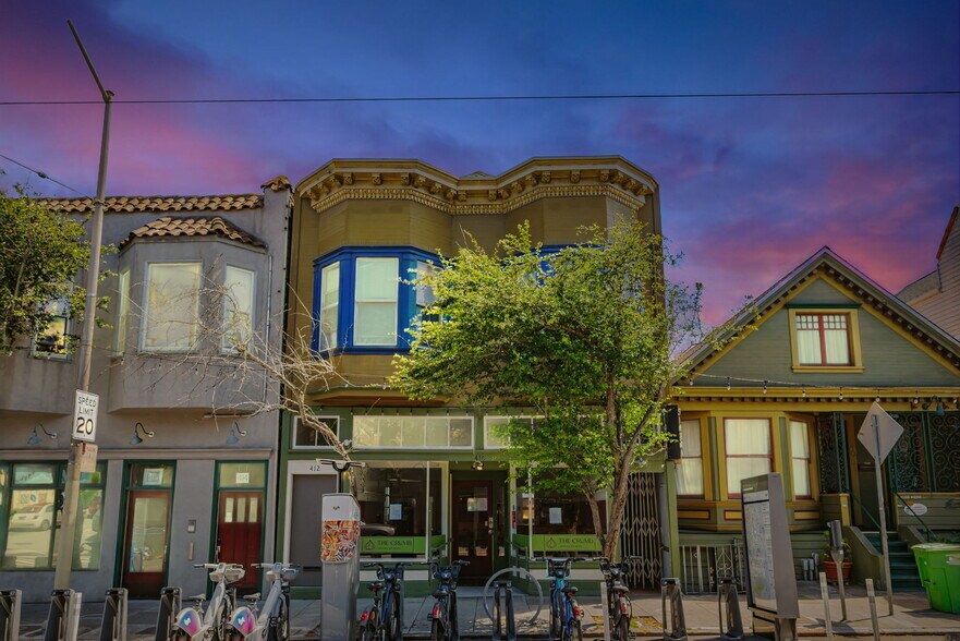 Primary Photo Of 408-412 Cortland Ave, San Francisco Storefront Retail Residential For Lease