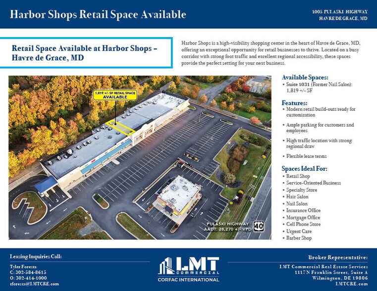 More Photos Of 1005 Pulaski Hwy, Havre De Grace Storefront For Lease