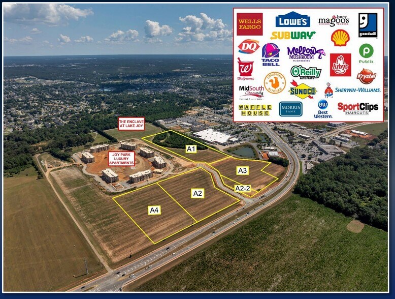 More Photos Of Highway 96 at Lake Joy Rd, Warner Robins Land For Sale