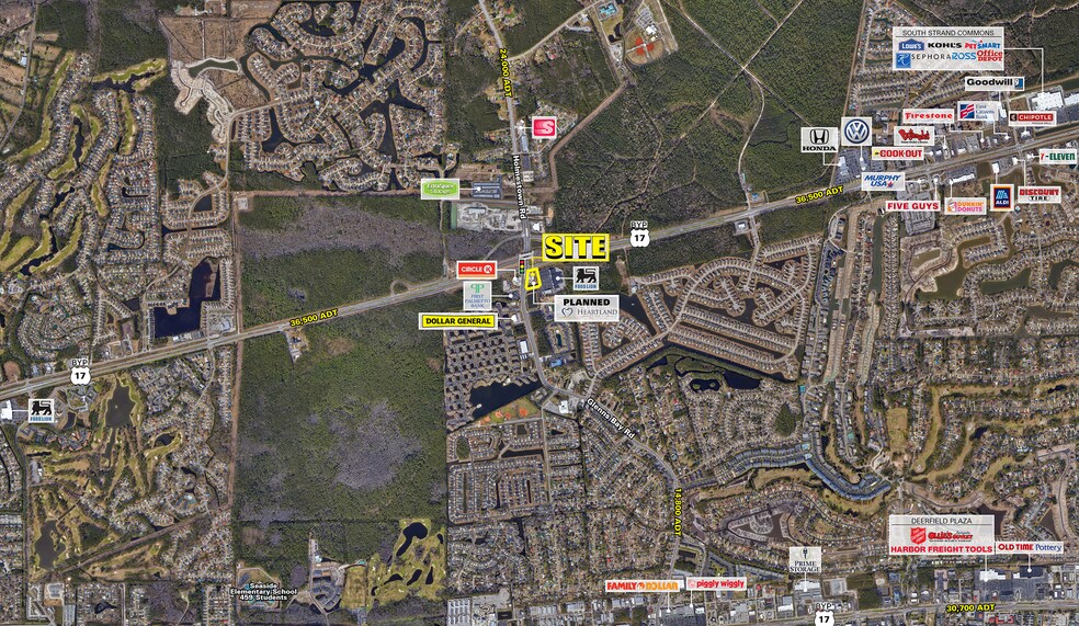 More Photos Of Hwy 17 Bypass S & Glenns Bay rd, Surfside Beach General Retail For Lease