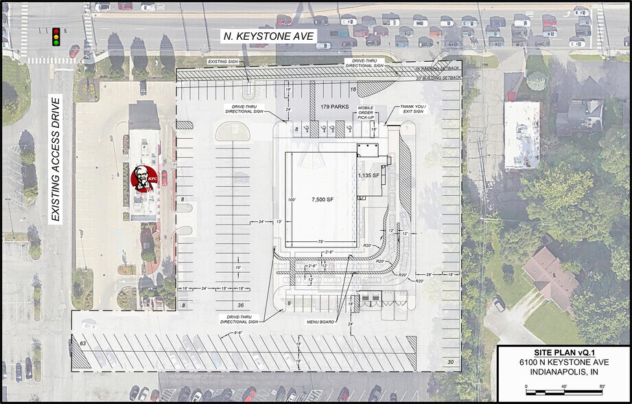 More Photos Of 6100 N Keystone Ave, Indianapolis General Retail For Lease