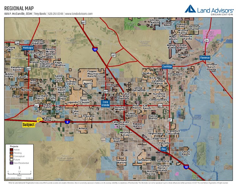 Primary Photo Of I-8 & White and Parker Road, Stanfield Land For Sale