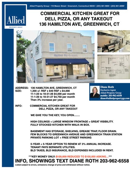 More Photos Of 136 Hamilton Ave, Greenwich Storefront Retail Residential For Lease