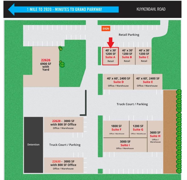 More Photos Of 22632 Kuykendahl Rd, Spring Freestanding For Lease