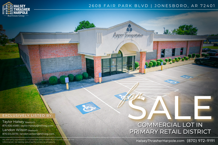 Primary Photo Of 2608 Fair Park Blvd, Jonesboro Office For Sale