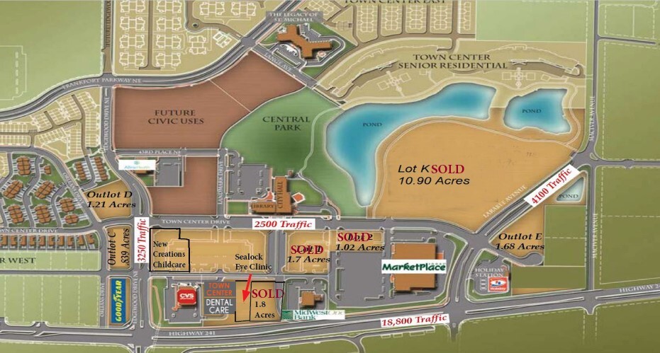 Primary Photo Of 0 Town Center Dr, Saint Michael Land For Sale