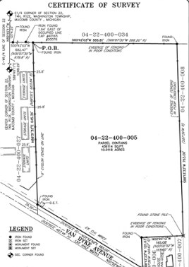 More Photos Of 61660 Van Dyke Rd, Washington Land For Sale