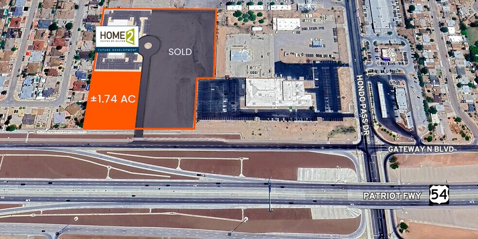 More Photos Of US 54 and Hondo Pass Dr, El Paso Land For Sale