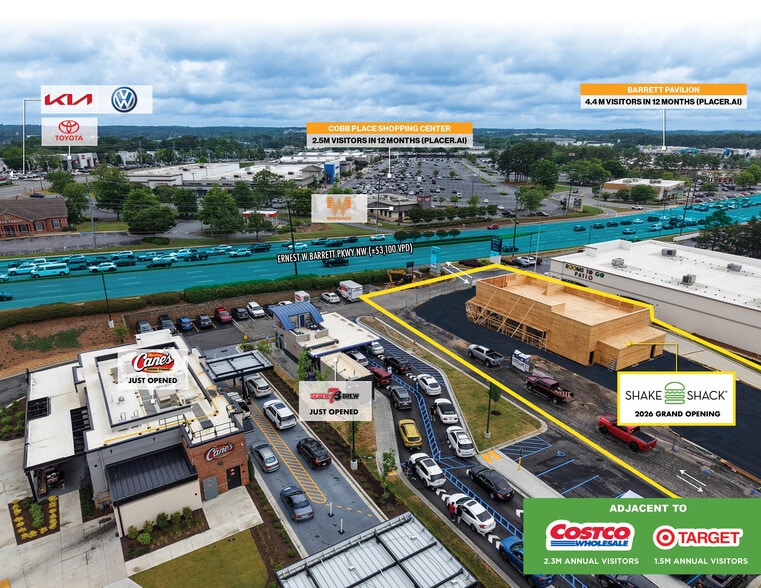 More Photos Of 845 Ernest W Barrett Pky NW, Kennesaw Fast Food For Sale