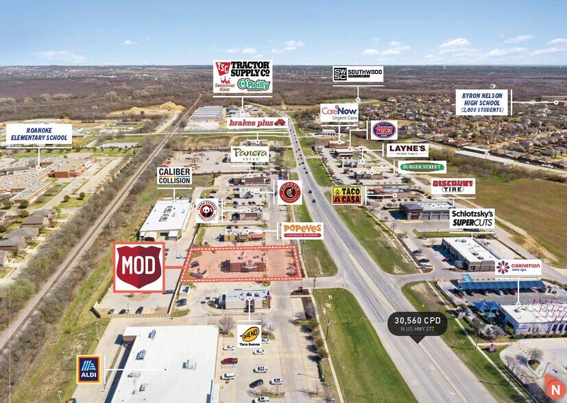 More Photos Of 1325 US Highway 377, Roanoke Fast Food For Sale