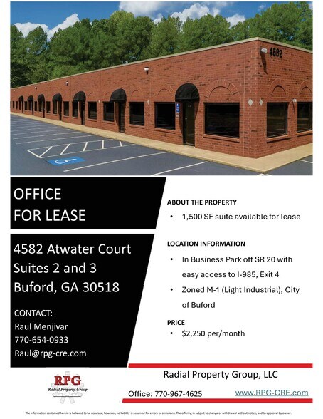 More Photos Of 4582 Atwater Ct, Buford Light Distribution For Lease