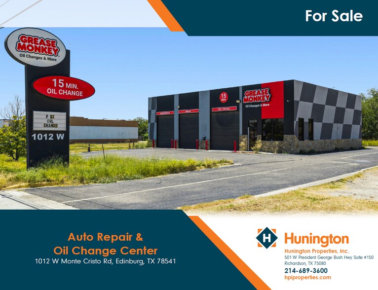Primary Photo Of 1012 W Monte Cristo Rd, Edinburg Auto Repair For Sale