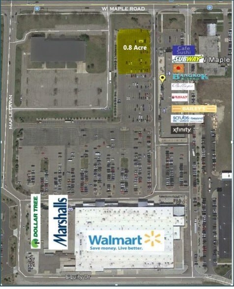 More Photos Of 1933-2037 W Maple Rd, Troy Land For Lease