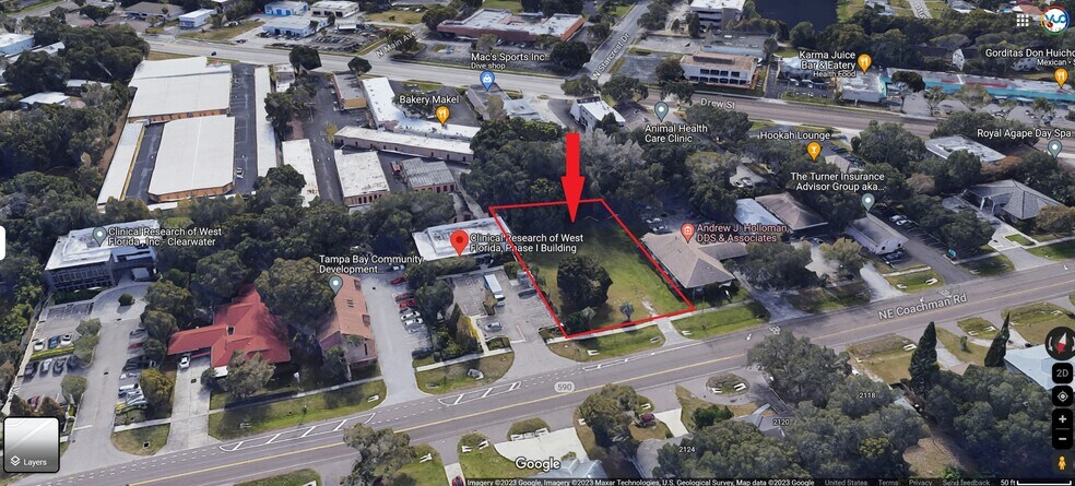 More Photos Of 2131 NE Coachman Rd, Clearwater Land For Sale