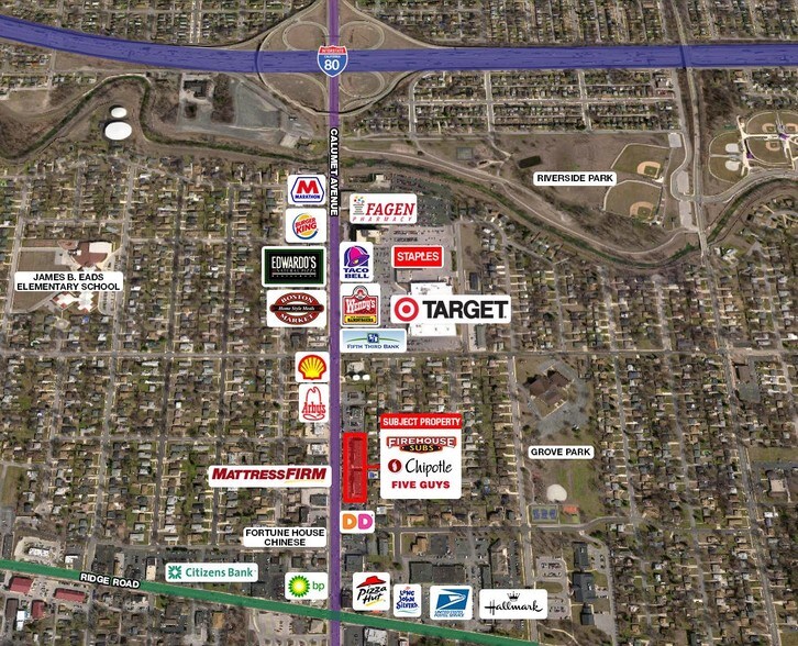 More Photos Of 8135-8165 Calumet Ave, Munster Freestanding For Lease