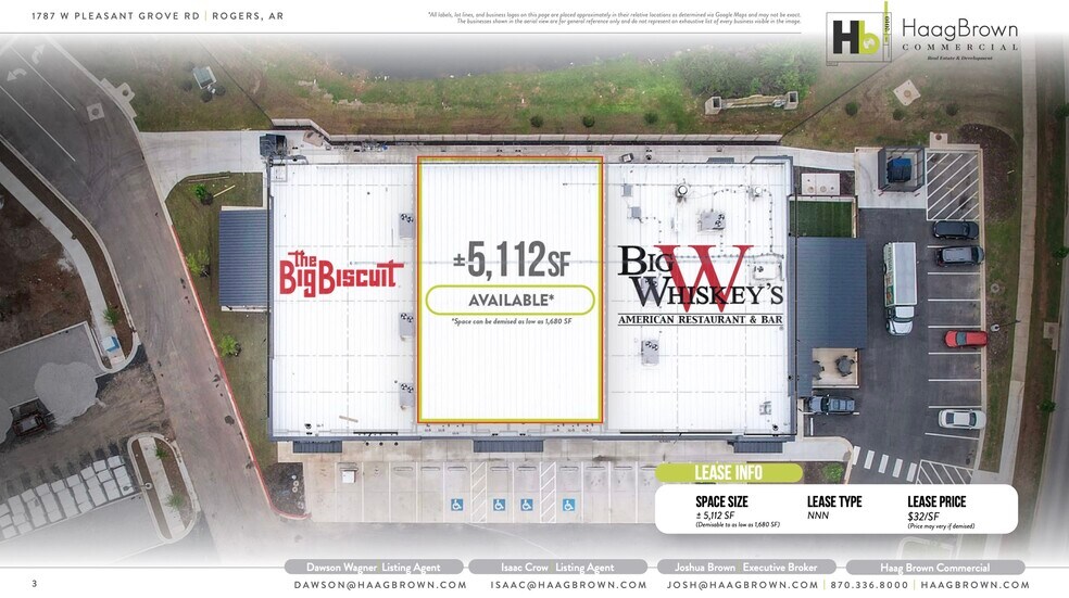 More Photos Of 1787 West Pleasant Grove Road, Rogers Storefront For Lease