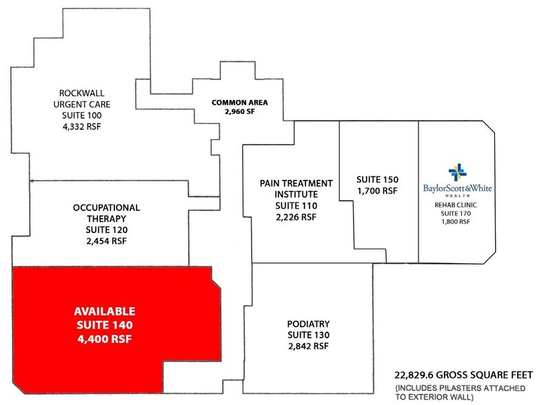 More Photos Of 810 E Ralph Hall Pky, Rockwall Medical For Lease