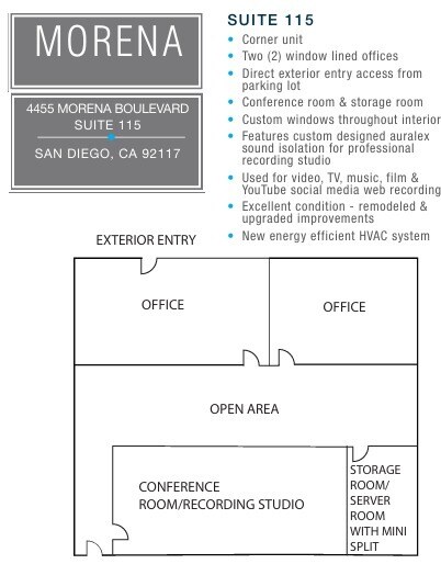 More Photos Of 4455 Morena Blvd, San Diego Office For Sale