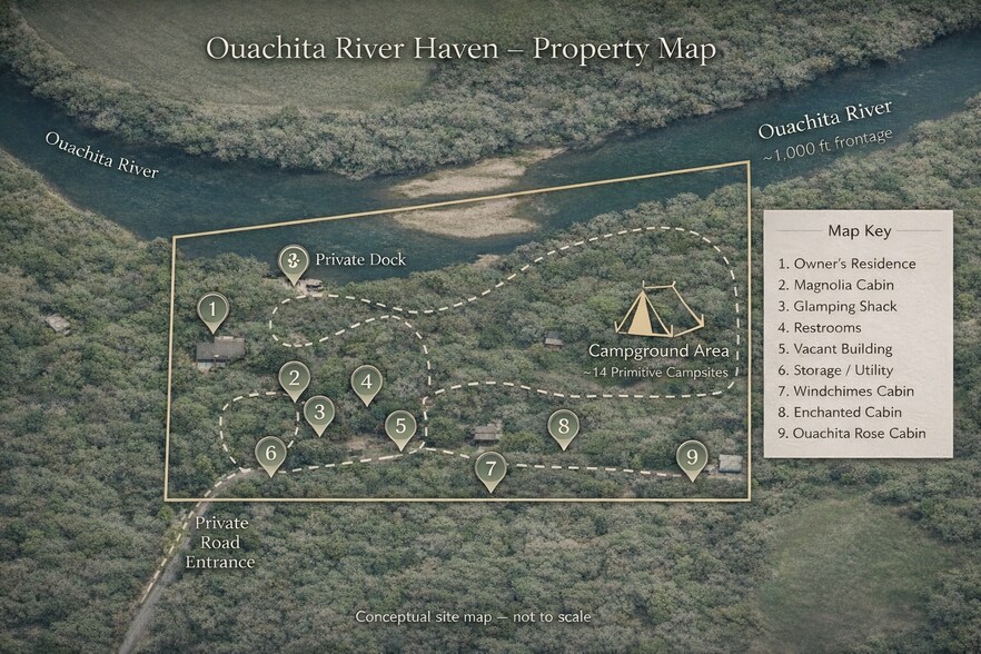 More Photos Of 122 Ouachita River Haven Rd, Pencil Bluff Hotel For Sale