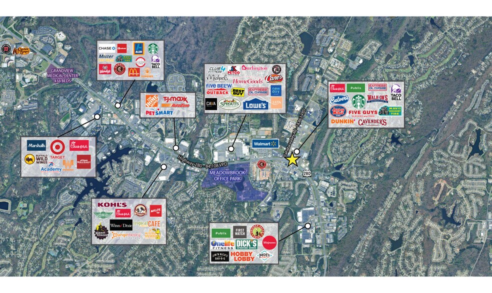More Photos Of 5403 Highway 280, Birmingham Unknown For Lease