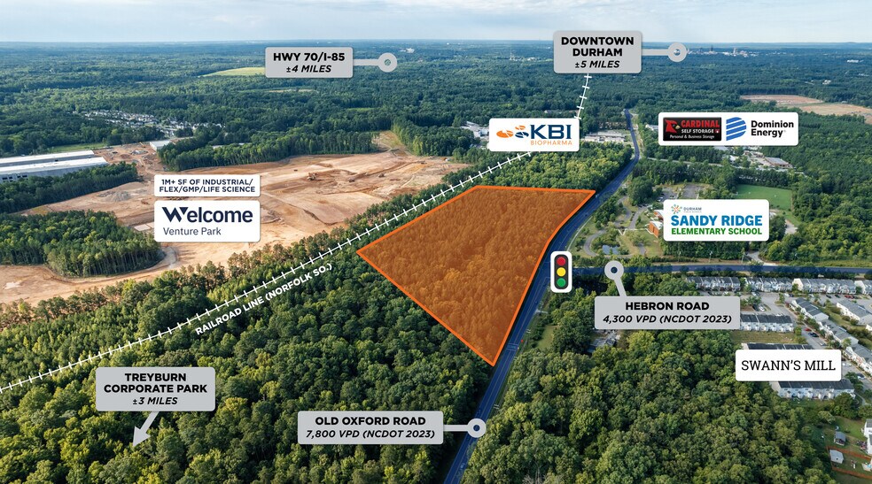More Photos Of 1502 Old Oxford Rd, Durham Land For Sale