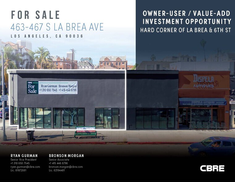 More Photos Of 463-467 S La Brea Ave, Los Angeles Storefront Retail Office For Sale