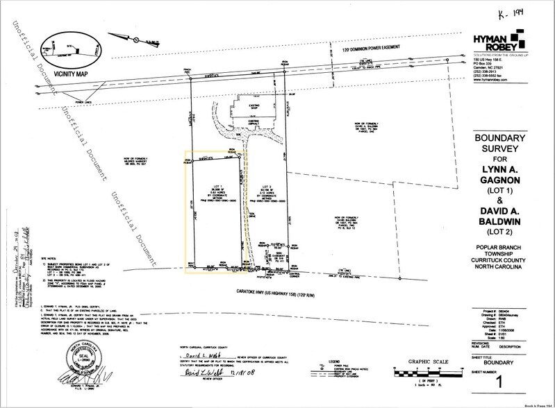 More Photos Of 4985 Caratoke Hwy, Coinjock Land For Sale