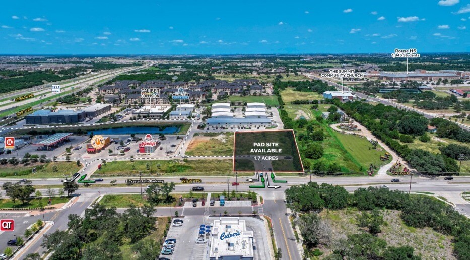 More Photos Of 10745 E Crystal Falls Pky, Leander Land For Sale