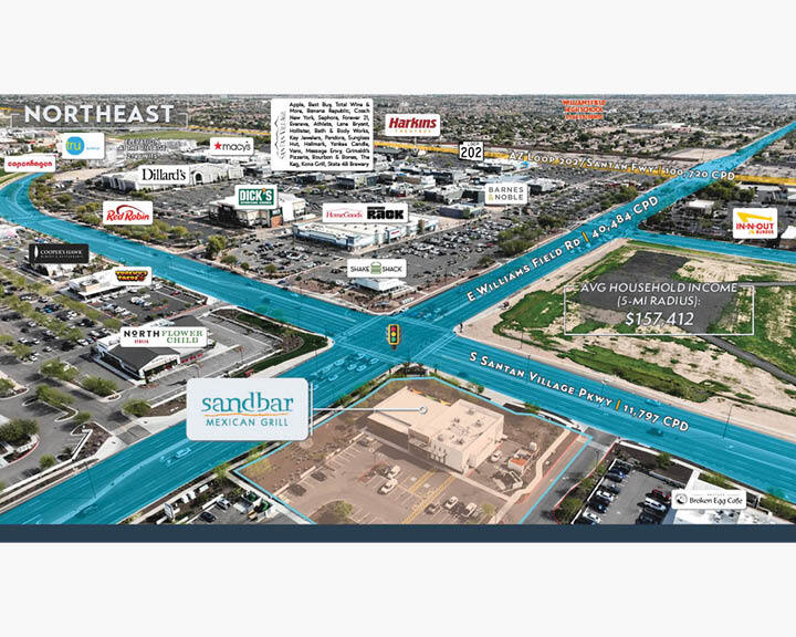 Primary Photo Of 1975 E Williams Field Rd, Gilbert Restaurant For Sale