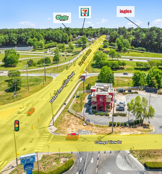 More Photos Of 102 College View Dr, Dallas Fast Food For Sale