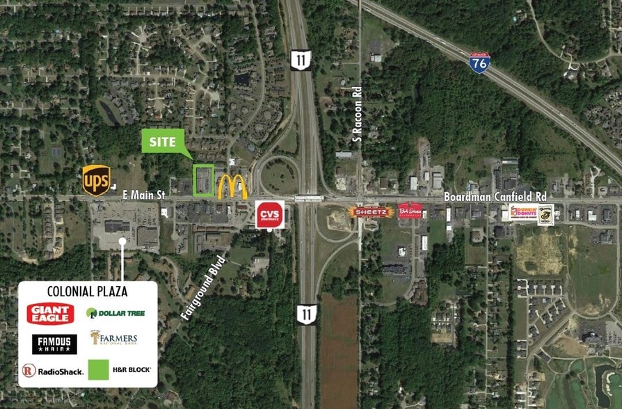 More Photos Of 584 E Main St, Canfield Storefront Retail Office For Sale