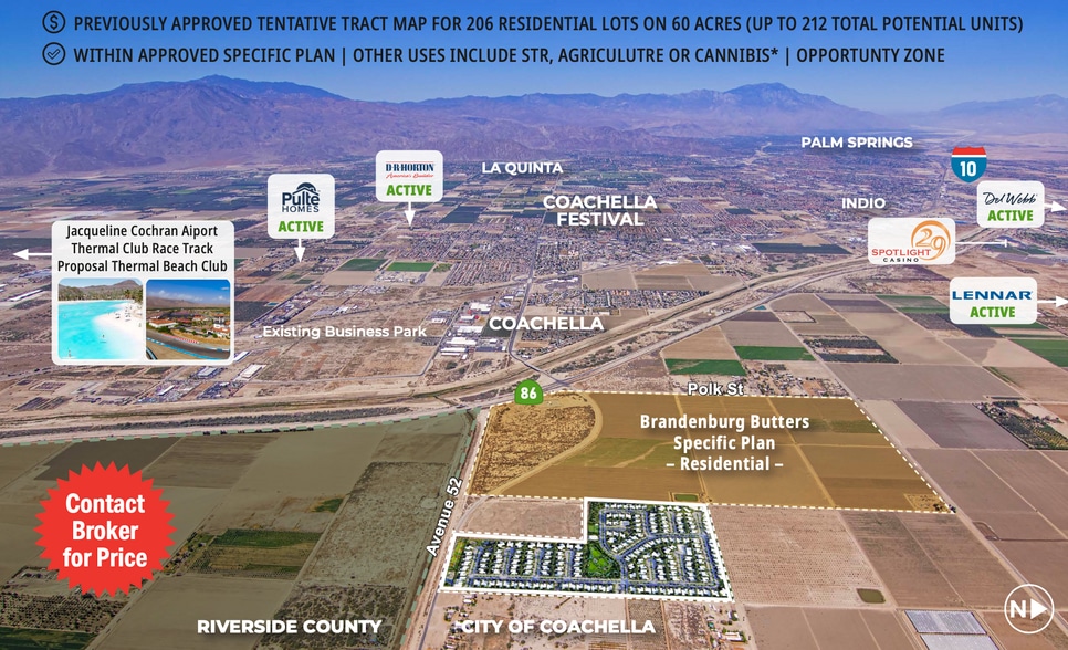 Primary Photo Of 60 Avenue 52, Coachella Land For Sale