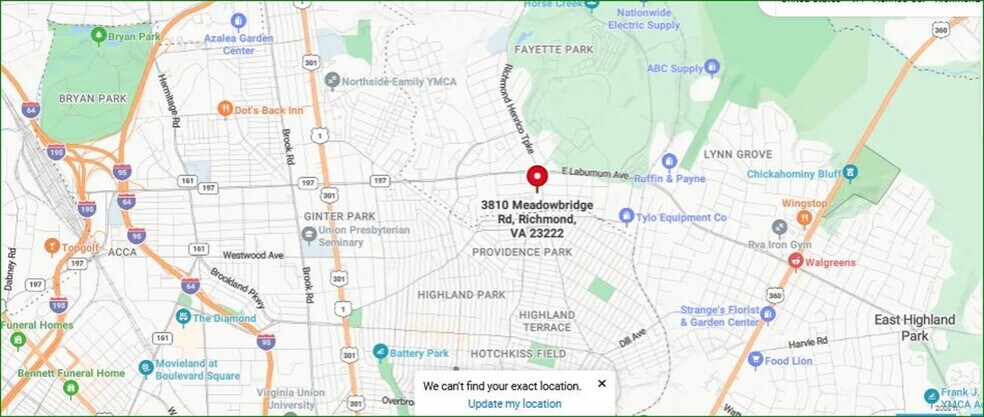 Primary Photo Of 3810 Meadowbridge Rd, Richmond Land For Sale