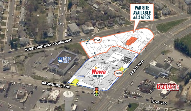 Primary Photo Of 130 Browning Ln, Brooklawn Land For Sale