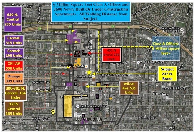 More Photos Of 247-251 N Brand Blvd, Glendale Storefront Retail Office For Lease