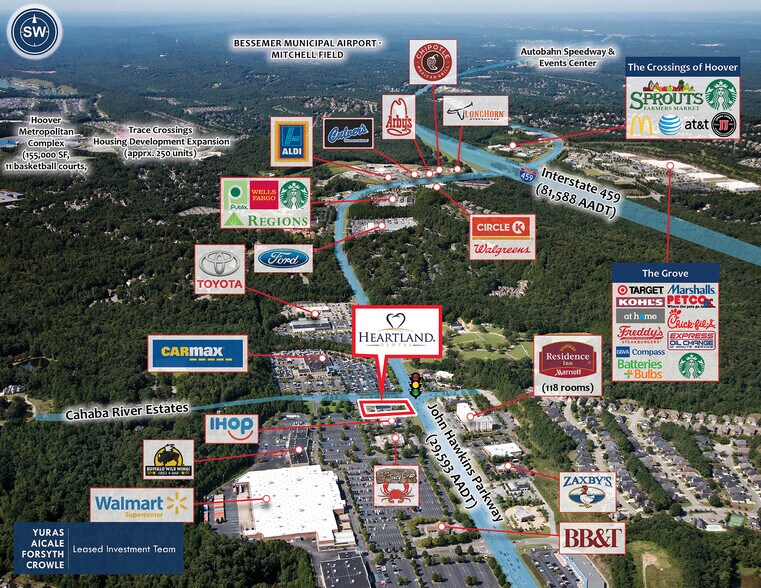 More Photos Of 2720 John Hawkins Pky, Hoover Bank For Sale