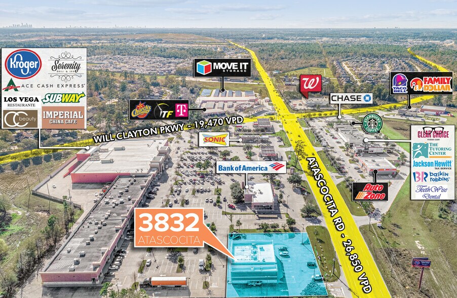 More Photos Of 3832 Atascocita Rd, Humble Freestanding For Lease