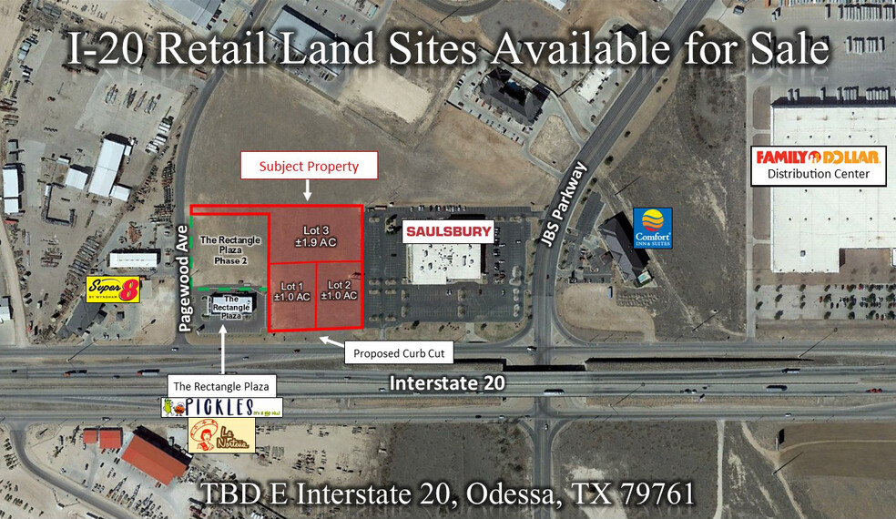 Primary Photo Of TBD Interstate 20 Frontage, Odessa Land For Sale