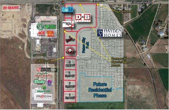 Primary Photo Of N Meridian Rd @ E Deer Flat Rd, Kuna General Retail For Lease