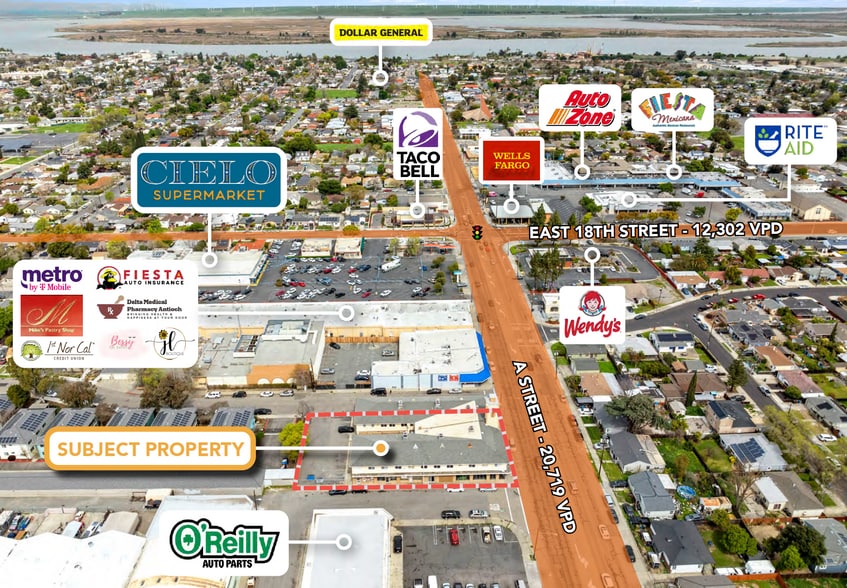 More Photos Of 2000-2008 A St, Antioch Storefront Retail Office For Sale