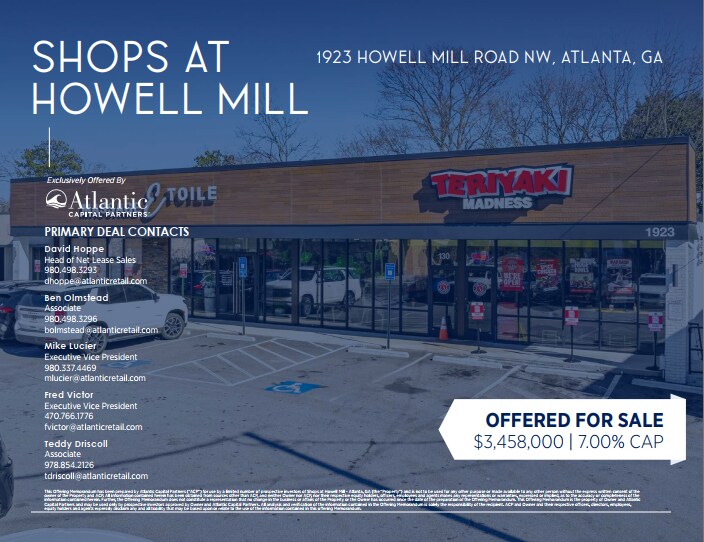 More Photos Of 1923 Howell Mill Rd NW, Atlanta Storefront Retail Office For Sale