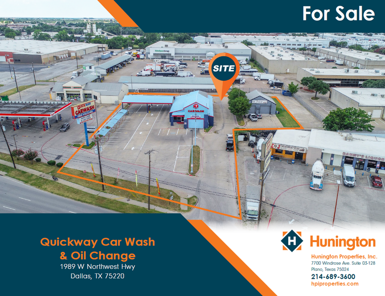 Primary Photo Of 1989 W Northwest Hwy, Dallas Carwash For Sale