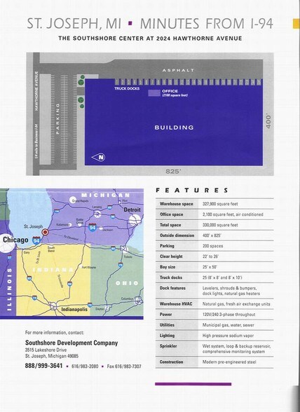 More Photos Of 2024 Hawthorne Ave, Saint Joseph Distribution For Lease