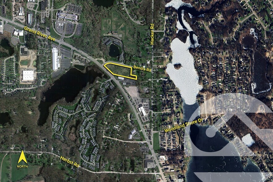 Primary Photo Of Grand River Ave, Brighton Land For Sale