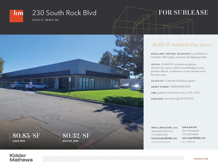 Primary Photo Of 230 S Rock Blvd, Reno Showroom For Lease